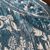 Greyish Blue Blended Cotton Kurta Pajama with Printed